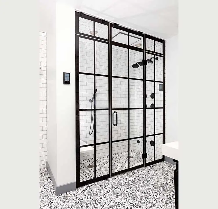 Vista_GRID_Shower_Door Grid Door