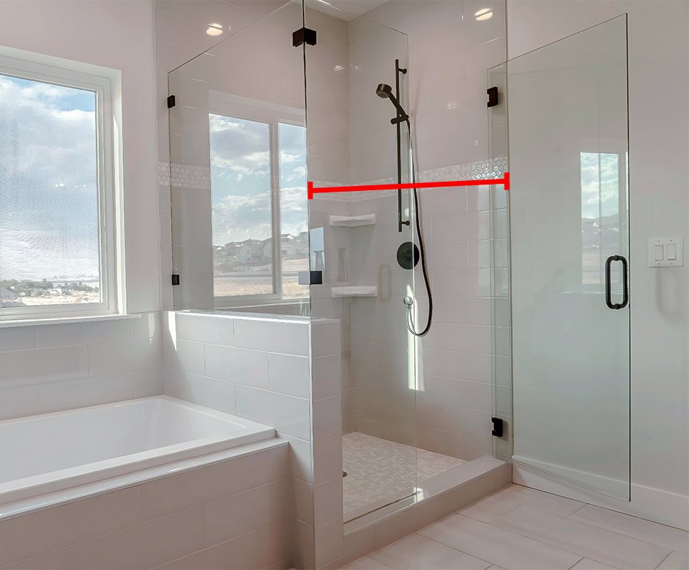 WIDTH - Shower Door Width